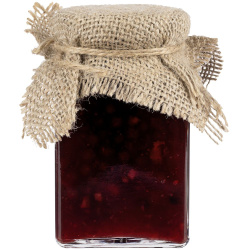 Варенье Real Jam, брусника с апельсином и специями, 6х6х10,7 см