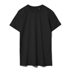 Футболка унисекс T-Bolka 160, черная, XS–6XL