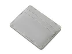 Картхолдер для двух карт и наличных денег с зажимом «Crave», Цвет светло-серый