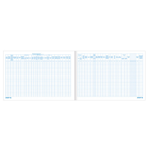 Журнал анализа топлива, 48 л., картон, офсет, А4 (292х200 мм), STAFF, 130266