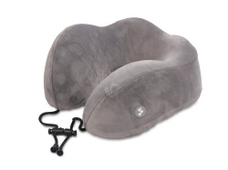 Подушка для путешествий с эффектом памяти «Bluewinder», Цвет серый