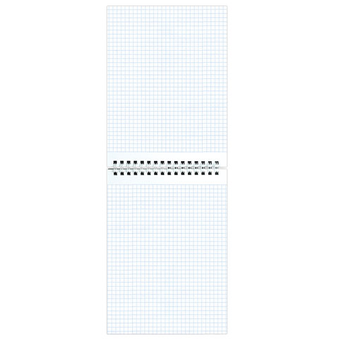 Блокнот А5 146х209 мм, 80 л., гребень, картон, жесткая подложка, клетка, ОФИСМАГ, темно-серый, 129868