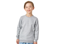 Свитшот "Motion" с начесом, детский, Размер 6, Цвет серый меланж