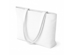 Сумка на молнии «Purch» из хлопка 340 г/м2, Цвет белый