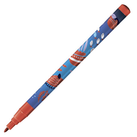 Фломастеры MAPED COLOR'PEPS "Ocean Life", 12 цветов, смываемые, вентилируемый колпачок, 845701