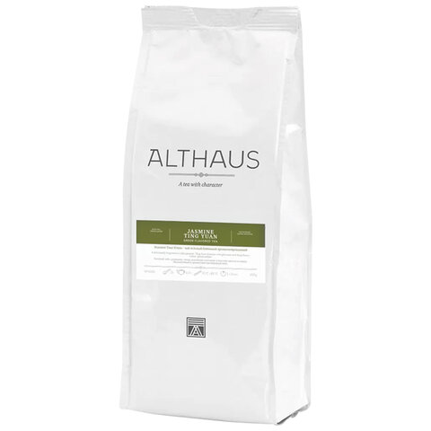 Чай листовой ALTHAUS "Jasmine Ting Yuan" зеленый 250 г, ГЕРМАНИЯ, TALTHL-L00215