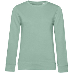 Свитшот женский BNC Inspire (Organic), серо-зеленый, XS–XXL