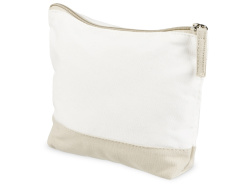 Косметичка хлопковая «Cotton», Цвет белый/бежевый