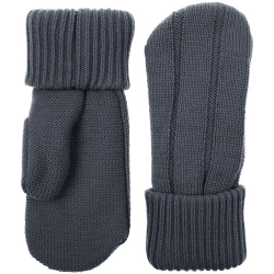 Варежки Knit Beat, темно-серые, S/M, L/XL