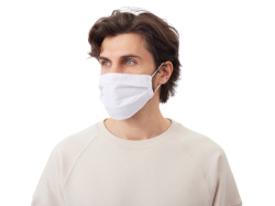 Маска для лица многоразовая для сублимации, M-L, Размер M-L, Цвет белый