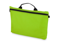 Сумка для конференций «Lando», Цвет зеленое яблоко/черный