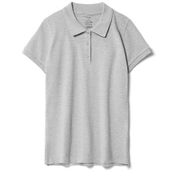 Рубашка поло женская Virma Lady, серый меланж, S–3XL
