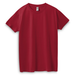 Футболка Imperial 190, вишнево-красная, S–XXL