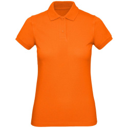 Рубашка поло женская Inspire, оранжевая, XS–XXL