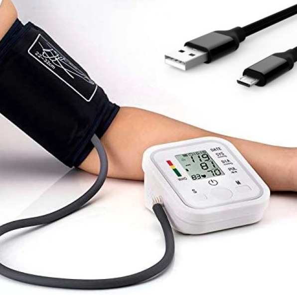 Автоматический электронный тонометр Electronic Blood pressure monitor с индикатором уровня аритмии