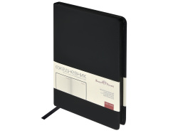Ежедневник А5 «Megapolis Color» soft-touch, Цвет черный