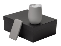 Подарочный набор «COLOR IT» с термокружкой и повербанком, Размер 10000 mAh, Цвет серый