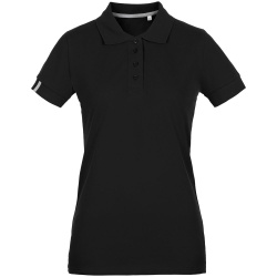 Рубашка поло женская Virma Premium Lady, черная, S–3XL
