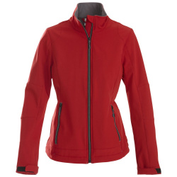 Куртка софтшелл женская Trial Lady, красная, XS–XXL