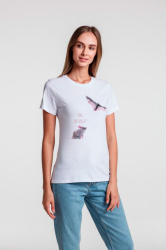 Футболка женская An Angel, белая, S–XL