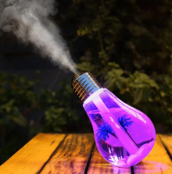 Увлажнитель (аромадиффузор) воздуха «Лампочка» BULB Humidifier с LED подсветкой, USB, 400 ml