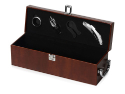 Набор аксессуаров для вина в подарочной коробке «Fabrizio», Цвет коричневый