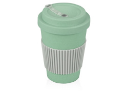 Термокружка из натуральных волокон «Muffin», Цвет зеленый оливковый