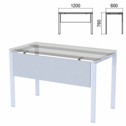 Царга к столам на металлокаркасе "Арго", шириной 1200 мм, серый