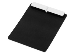 Коврик для мыши со встроенным USB-хабом «Plug», Цвет черный/белый