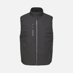 Жилет софтшелл унисекс Falcon BW, черный, XS–4XL