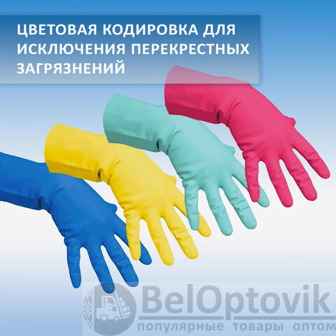 Перчатки МНОГОРАЗОВЫЕ виниловые ГОЛУБЫЕ усиленные ГИПОАЛЛЕРГЕННЫЕ, ТР ТС, PROFESSIONAL, размер L (большой), вес 90 г, ADM, отгрузка коробками