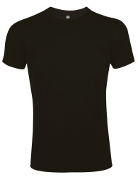 Футболка мужская приталенная Imperial Fit 190, черная, S–XXL