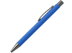 Ручка металлическая шариковая FAMILY MARSEL, soft touch, Цвет синий