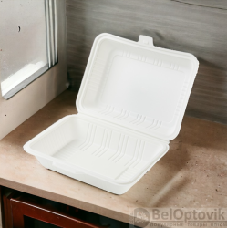 Контейнер для гамбургера из кукурузного крахмала, 6 дюймов  (15 см)