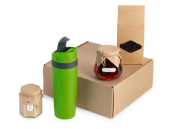 Подарочный набор «Tea Cup Superior Honey» 2.0, Цвет зеленый