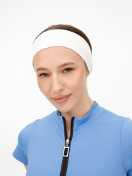 Охлаждающая повязка на голову Cool Head, белая, 22,8х6,35 см