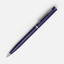 Ручка шариковая Euro Chrome, синяя, 13,3x0,8 см