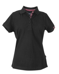 Рубашка поло женская Avon Ladies, черная, S–XXL