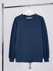 Свитшот унисекс Vozduh, темно-синий, XS–XXL