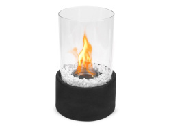 Биокамин «Hygge», Цвет черный/прозрачный