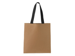 Сумка-шоппер «Papyrus» из моющейся крафт-бумаги, Цвет натуральный/черный