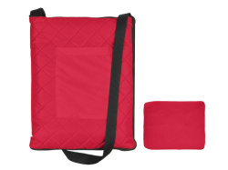 Плед для пикника «Ridge» 115 х 140 см, Цвет красный