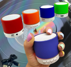 Портативная беспроводная Bluetooth колонка с подсветкой Mini speaker (TF-card, FM-radio)