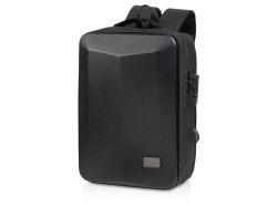 Антикражный рюкзак Sheller для ноутбука 17.3"  с пластиковой поверхностью, Цвет черный