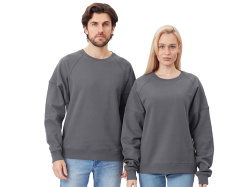 Свитшот оверсайз «Paris», унисекс, Размер L, Цвет темно-серый