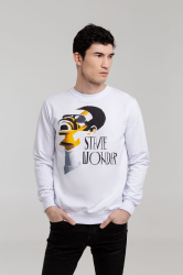 Толстовка «Меламед. Stevie Wonder», белая, XS–3XL