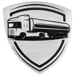 Шильд-наклейка транспорт, серебро