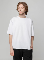 Футболка унисекс оверсайз Street Vibes, молочно-белая, XS–XXL