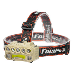 FOCUSray 1334 акку 18650 1200мАН 200 люмен,индикатор зарядки,сенсор,USB кабель 1/160 , шт