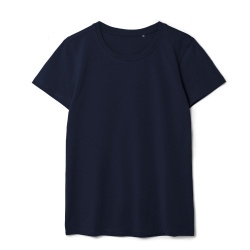 Футболка женская T-bolka Stretch Lady, темно-синяя (navy), S-XXL